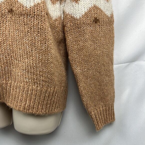 Vero Moda Filippa o-neck Nordic Sweater birch tan NWT size small - Picture 9 of 16